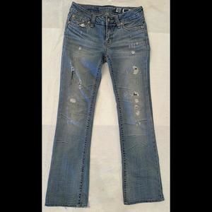 Miss Me Flared Irene Boot Blue Jeans - size 28